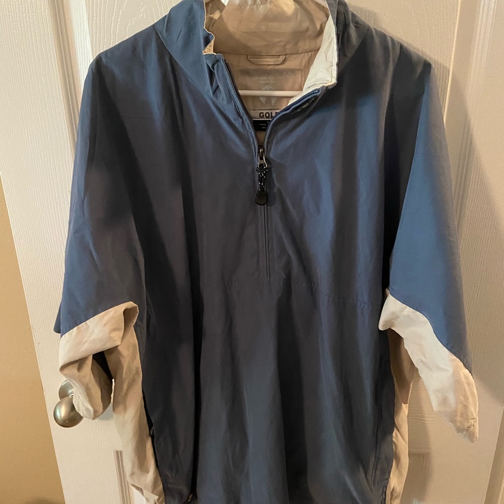 Weatherproof golf pullover